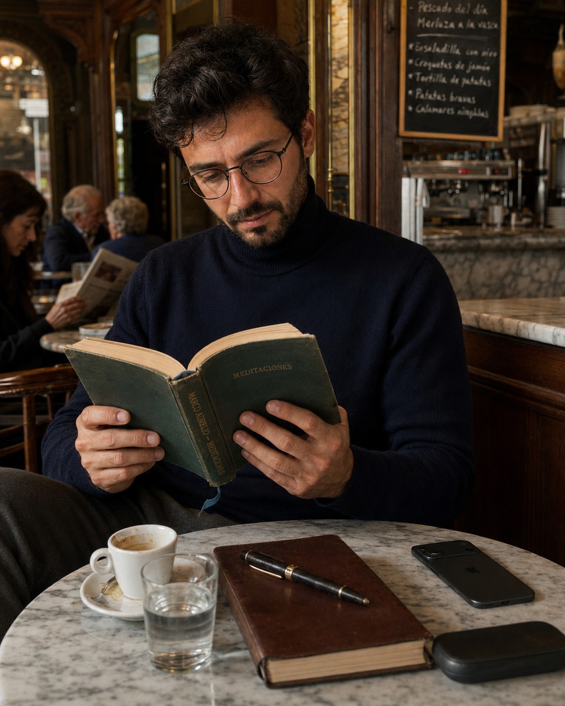 Alejandro Ruiz reading